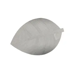 Placemat leaf d.grey 30x45cm
