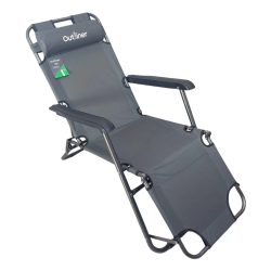 Guļamkrēsls tūrisma nhl6002 pelēks