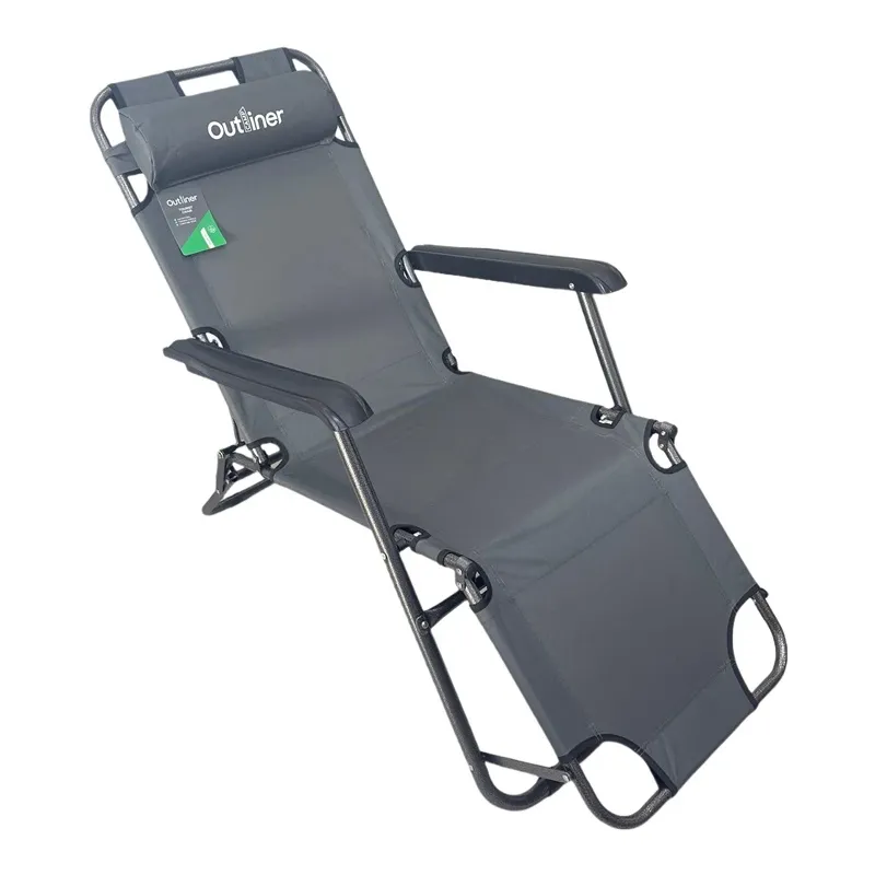 Tūrisma krēsls Outliner, pelēka