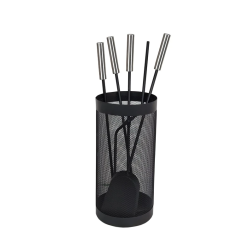 Komplekts kamīna rīku 5gab k251-xb mel.