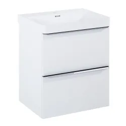 Vonios spintelė su praustuvu Masterjero Soft, balta sp., 43.7 cm x 55.3 cm x 66.5 cm