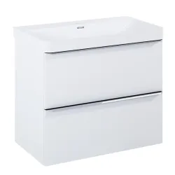 Vonios spintelė su praustuvu Masterjero Soft, balta sp., 43.7 cm x 78.5 cm x 63.5 cm