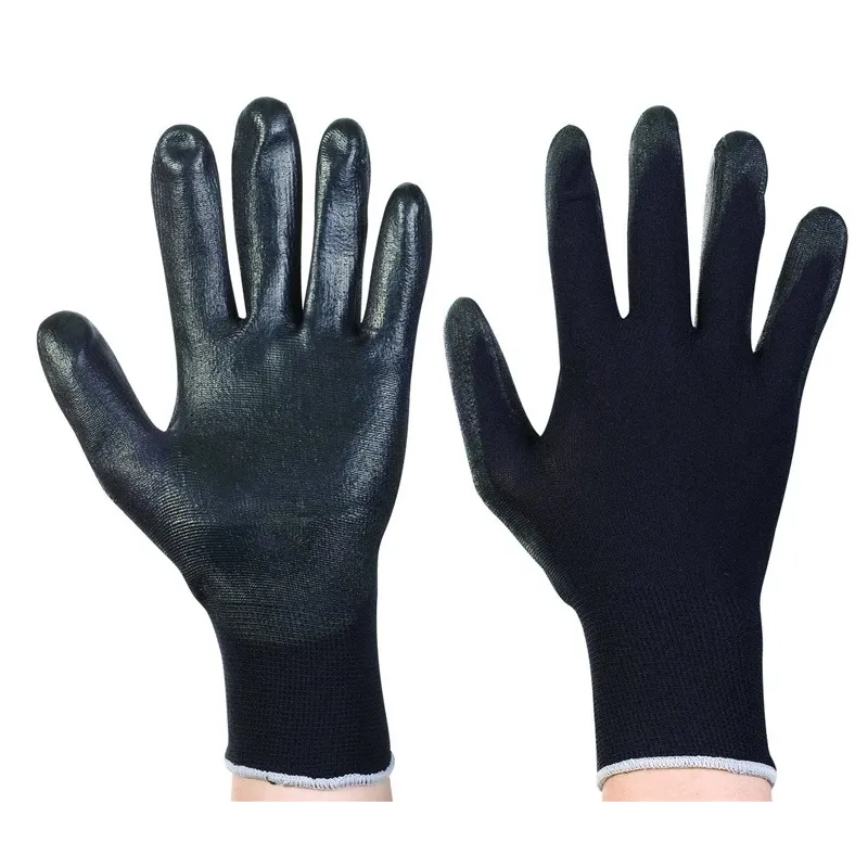 Cimdi gumijots Okko C22CBUB, melna, XL, 6 gab.