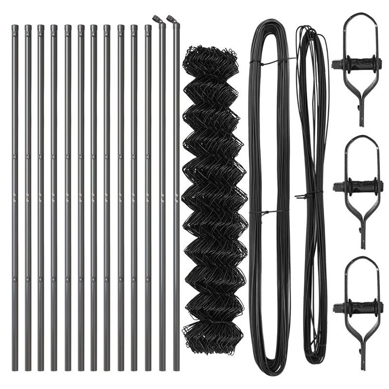 vidaXL Žoga āķis Pelēka 25 x 1,4 m ,60 x 60 mm siets, Tērauds un PVC