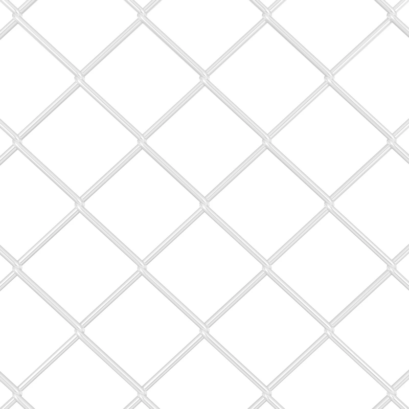 vidaXL Žoga āķis Sudraba 25 x 1 m ,60 x 60 mm acu, Tērauds