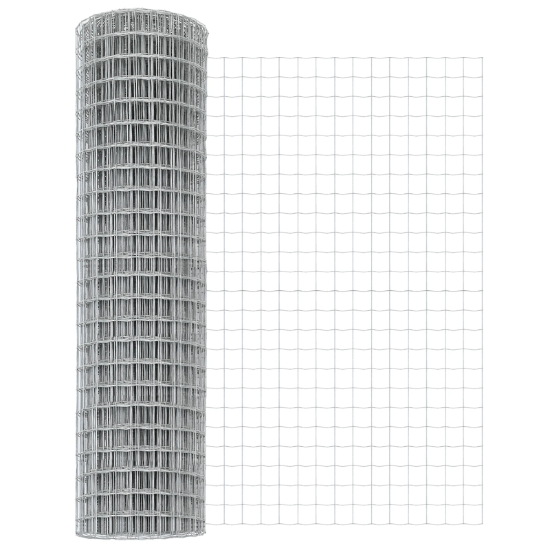 vidaXL Žogs ar stabu Sudraba 1,2 x 10 m Tērauds un PVC