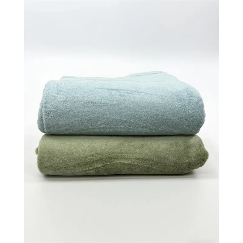 Pledi Domoletti CORAL, dabiski zaļš, 140 cm x 200 cm