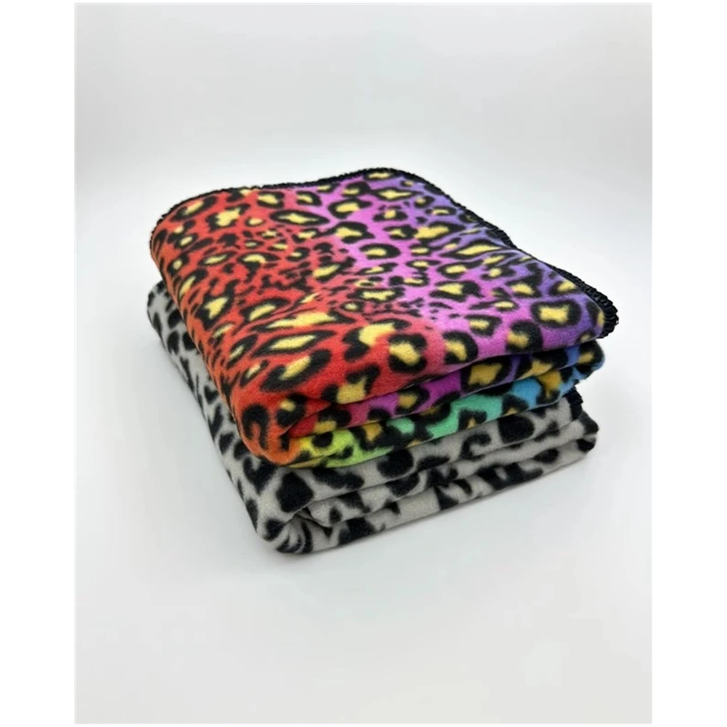 Pleds polar 130x160cm leopards krāsains