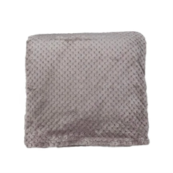 Pleds waffle flannel 150x200cm rozā
