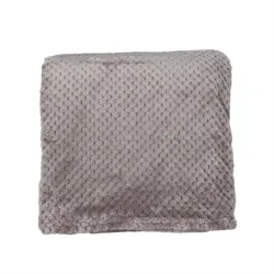 Pleds waffle flannel 150x200cm rozā