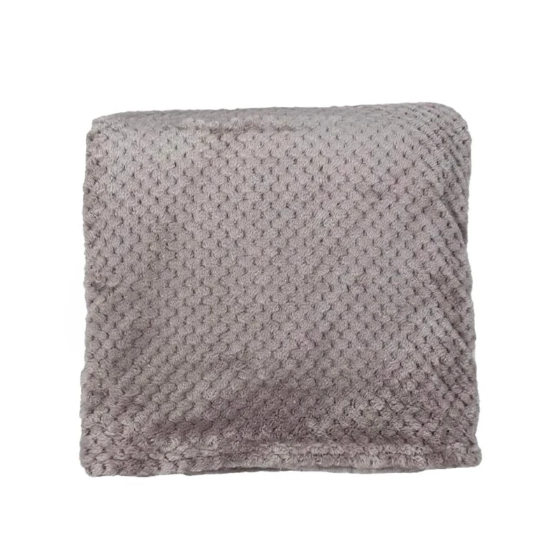 Pleds waffle flannel 150x200cm rozā