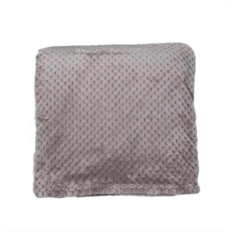 Pledi Domoletti WAFFLE, tumši rozā, 150 cm x 200 cm