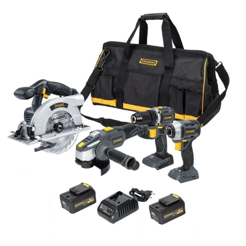 Komplekts ins.ak.4 gab 2x4ah 18v