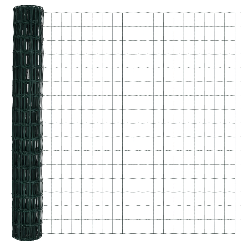 vidaXL Žogs ar stabu Zaļa 1,6 x 10 m Tērauds un PVC