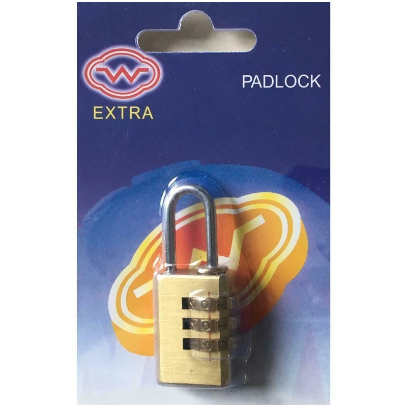 Slēdzene piekarama misiņa ar kodu bc213