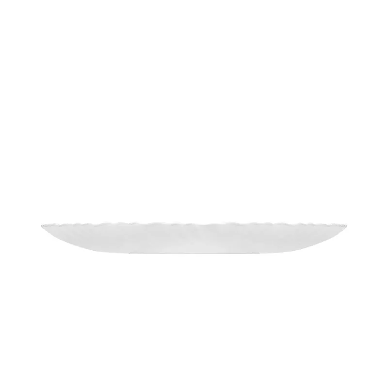 Тарелка обеденная Petal, DIA 24.1 см, белый