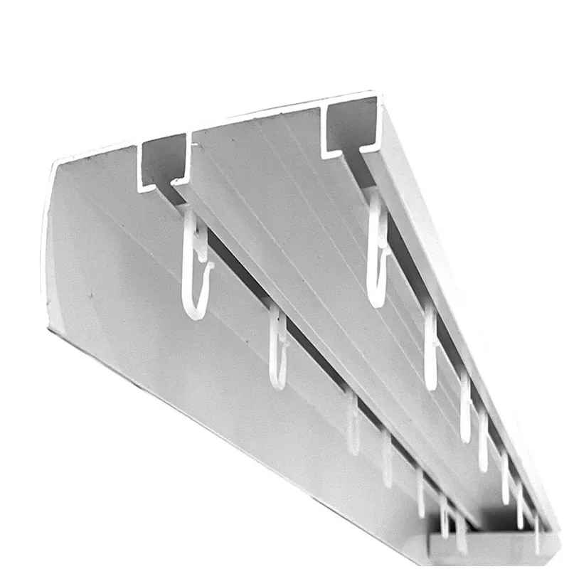 Lae karniisikomplekt Domoletti Duo Line DIY10.62.01.150, 150 cm, valge