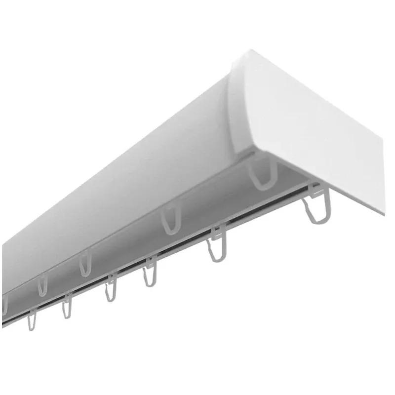 Griestu karnīzes komplekts Domoletti Duo Line DIY10.62.01.250, 250 cm, balta