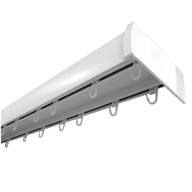 Aizkar stieņ komp alum 2 gab 300cm balts