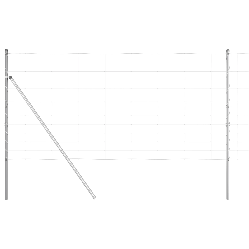 vidaXL Žoga āķis Cinkots 25 x 1,2 m Tērauds