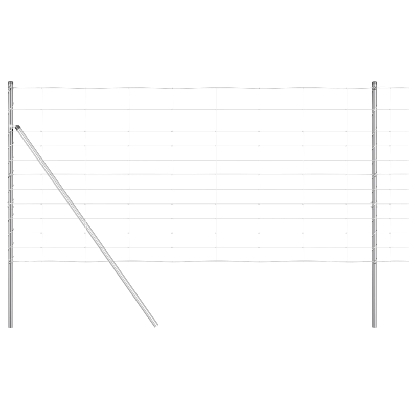 vidaXL Žoga āķis Cinkots 25 x 1,2 m Tērauds