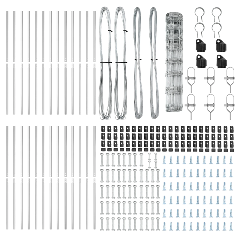 vidaXL Žoga āķis Cinkots 50 x 1 m Tērauds