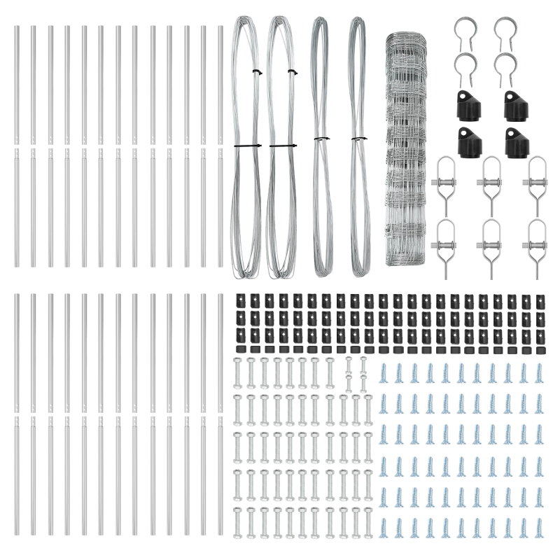 vidaXL Žoga āķis Cinkots 50 x 1 m Tērauds