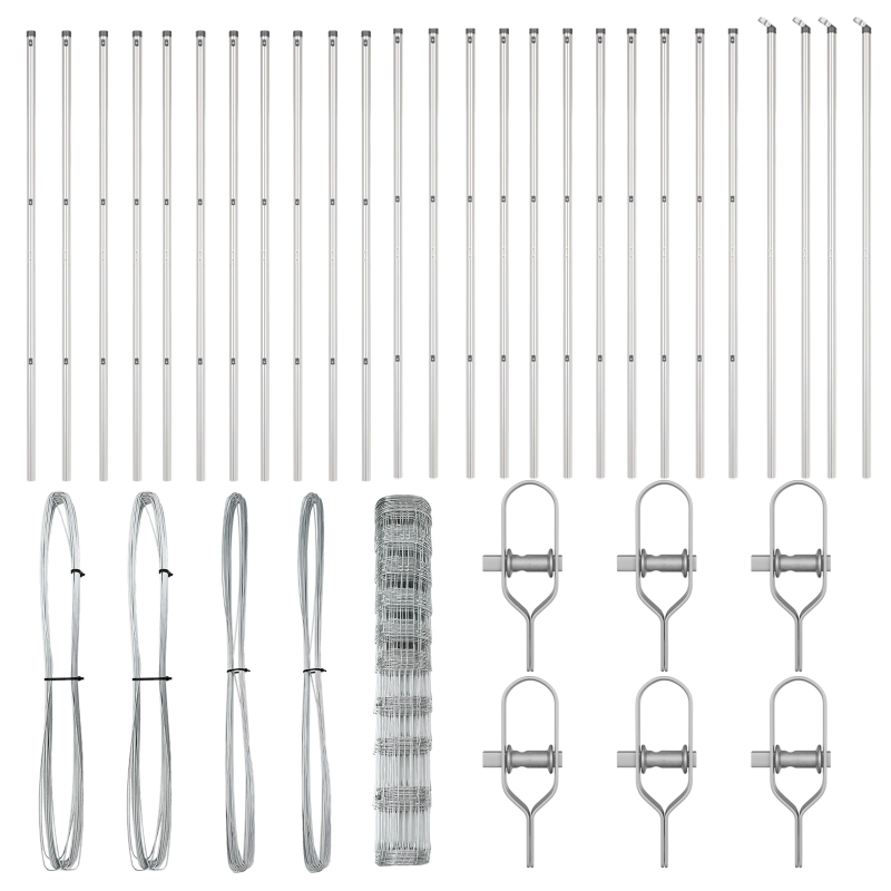 vidaXL Žoga āķis Cinkots 50 x 1,2 m Tērauds