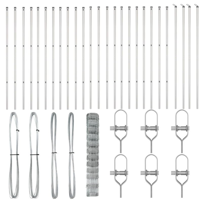vidaXL Žoga āķis Cinkots 50 x 1,2 m Tērauds
