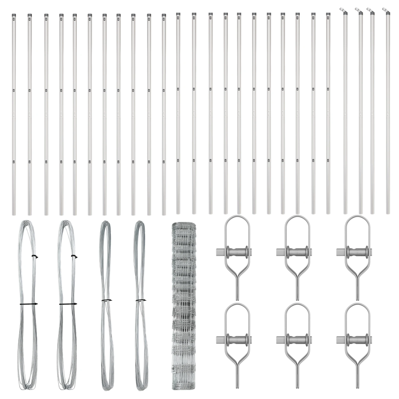 vidaXL Žoga āķis Cinkots 50 x 1,2 m Tērauds