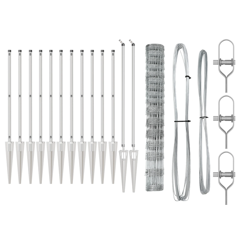 vidaXL Žoga āķis Cinkots 25 x 1,2 m Tērauds