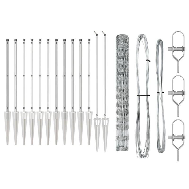 vidaXL Žoga āķis Cinkots 25 x 1,4 m Tērauds