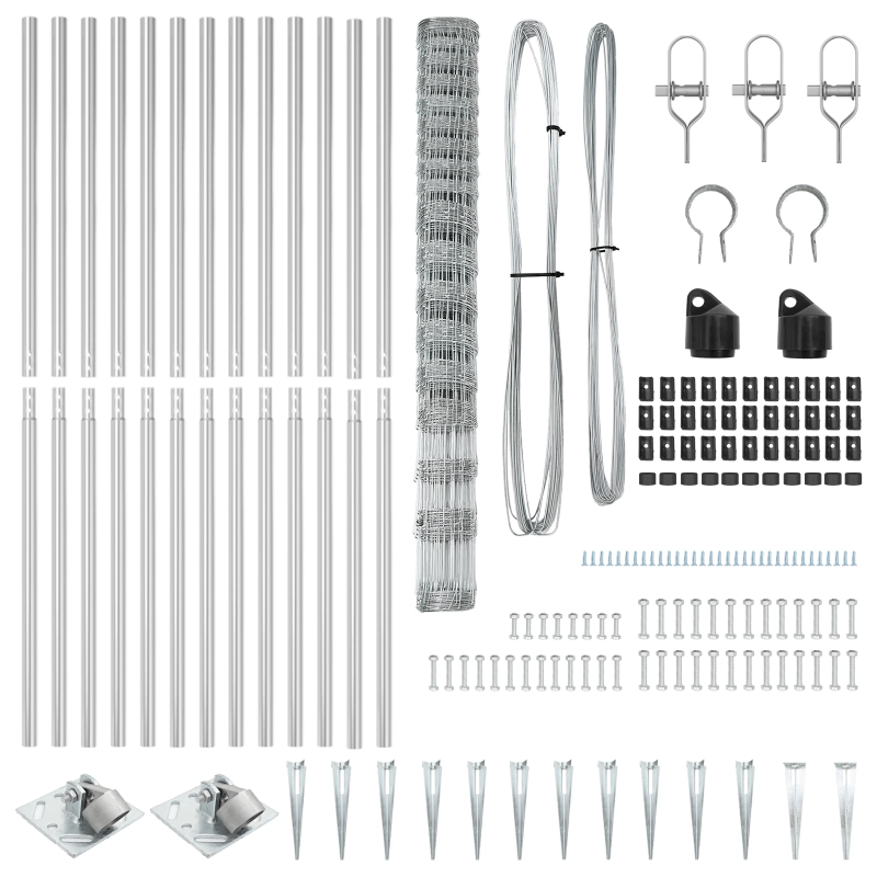 vidaXL Žoga āķis Cinkots 25 x 1,5 m Tērauds