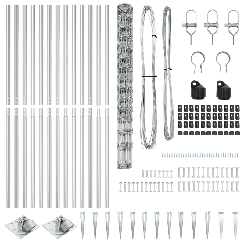 vidaXL Žoga āķis Cinkots 25 x 1,6 m Tērauds