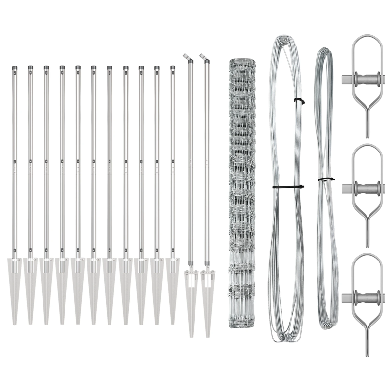 vidaXL Žoga āķis Cinkots 25 x 1,6 m Tērauds