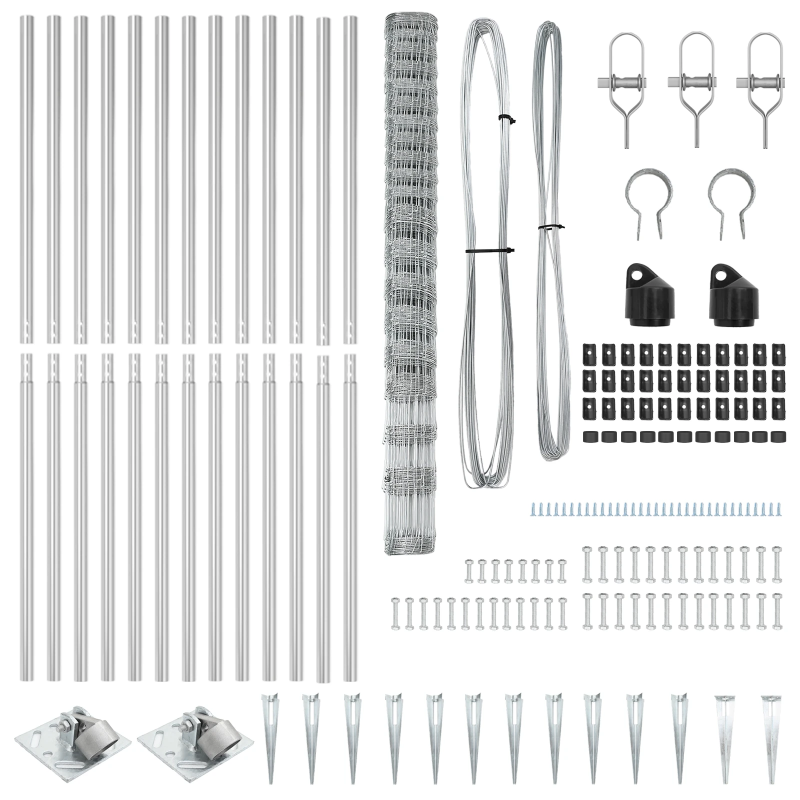 vidaXL Žoga āķis Cinkots 25 x 1,6 m Tērauds