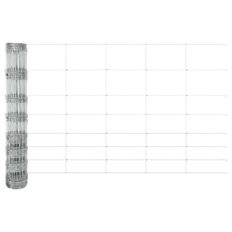 vidaXL Žoga āķis Cinkots 50 x 1 m Tērauds