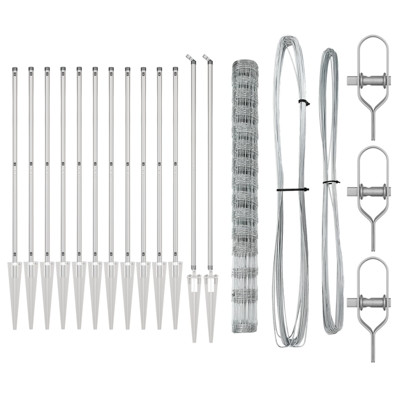 vidaXL Žoga āķis Cinkots 50 x 1,6 m Tērauds