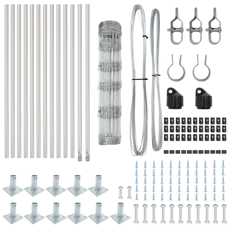 vidaXL Žoga āķis Cinkots 25 x 0,8 m Tērauds