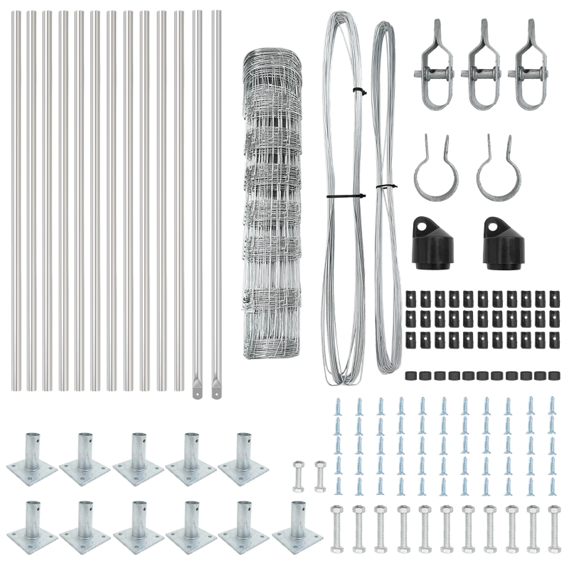 vidaXL Žoga āķis Cinkots 25 x 0,8 m Tērauds