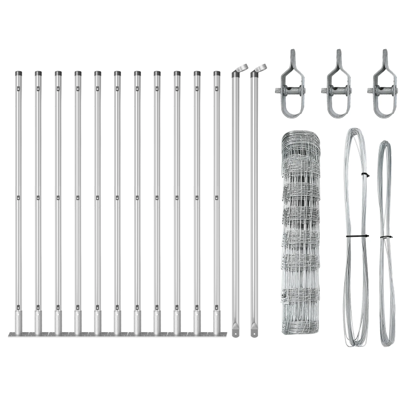 vidaXL Žoga āķis Cinkots 25 x 0,8 m Tērauds
