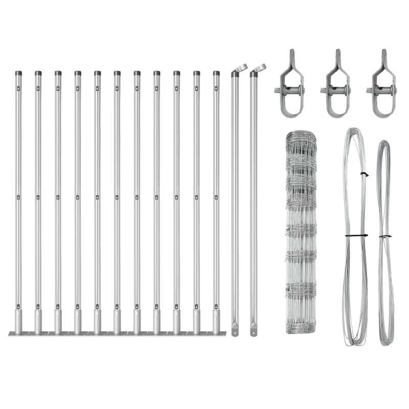 vidaXL Žoga āķis Cinkots 25 x 1 m Tērauds