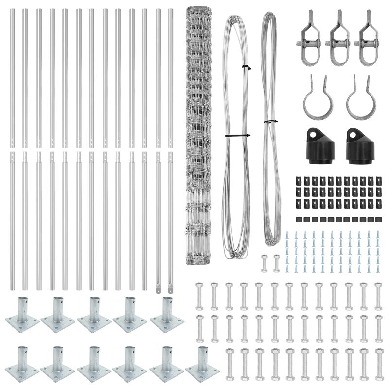 vidaXL Žoga āķis Cinkots 25 x 1,6 m Tērauds