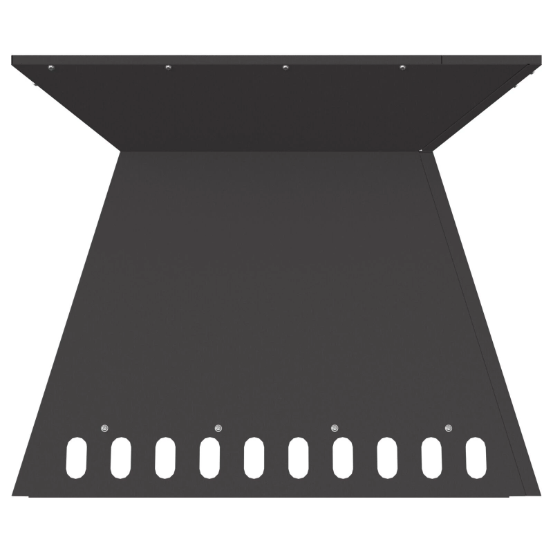 vidaXL Uguns bedre Melna 60 x 60 x 50 cm Auksti velmēta tērauds