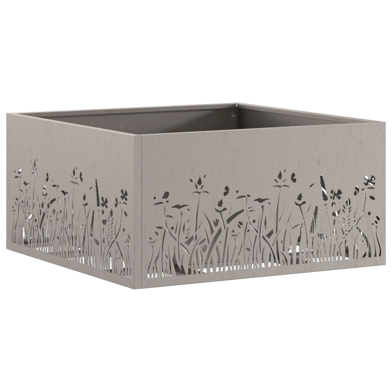 vidaXL Uguns bedre Brūna 60 x 60 x 30 cm Tērauds