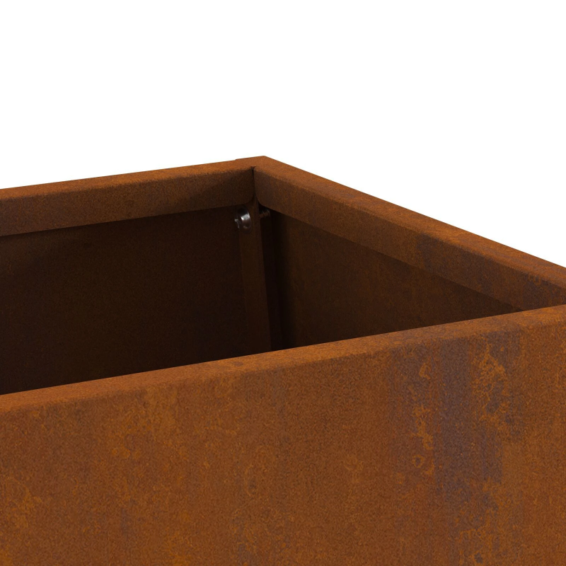 vidaXL Uguns bedre Brūna 60 x 35 x 100 cm Laika tērauds