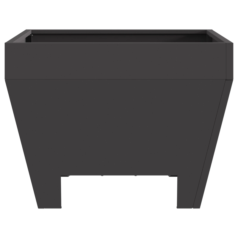 vidaXL Uguns bedre Melna 50 x 50 x 38 cm Tērauds