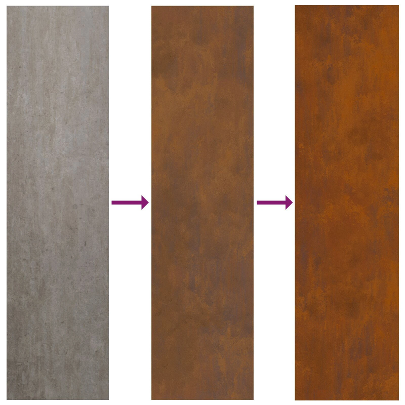 vidaXL Uguns bedre Brūna 50 x 50 x 100 cm Tērauds