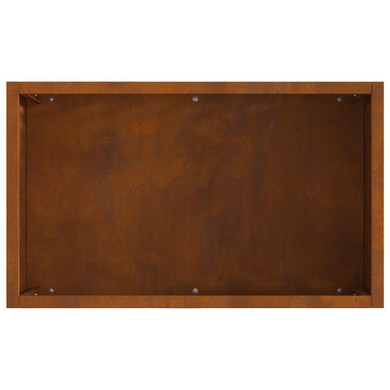 vidaXL Uguns bedre Brūna 50 x 30 x 40 cm Tērauds