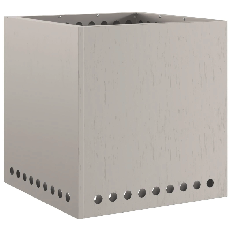 vidaXL Bezsoda ugunskurs Brūna 48 x 48 x 50 cm Laika tērauds